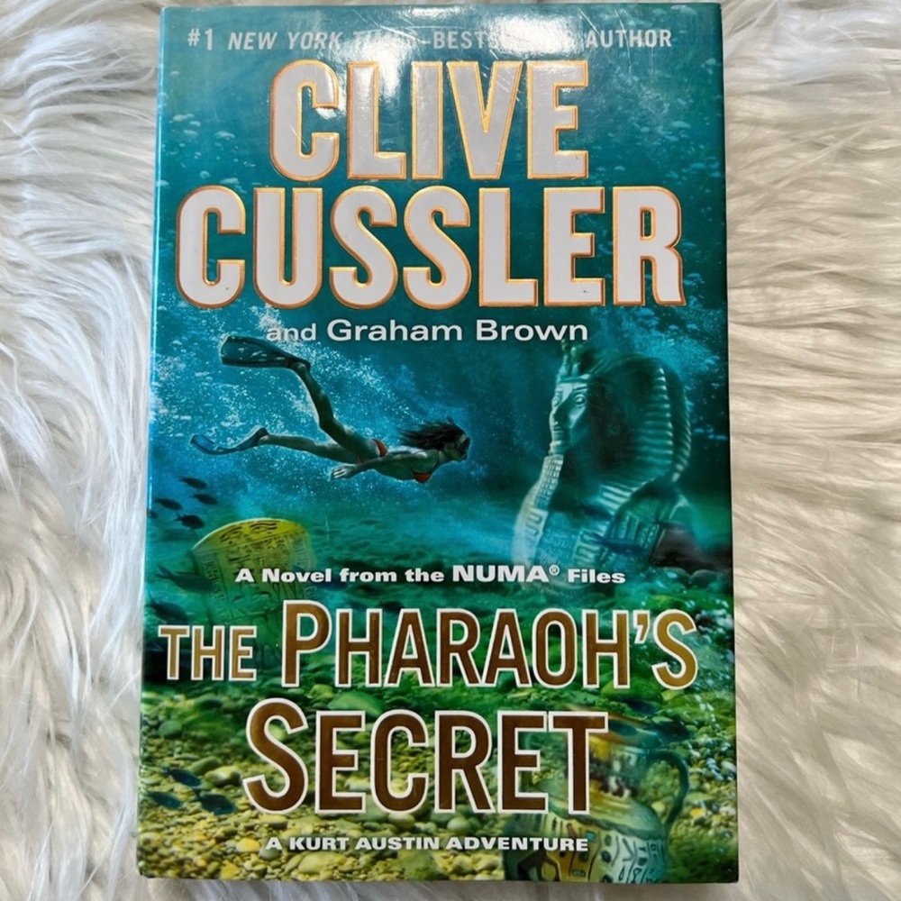 Clive Cussler The Pharaoh's Secret NUMA Files‎ Kurt Austin Adventure Hardcover